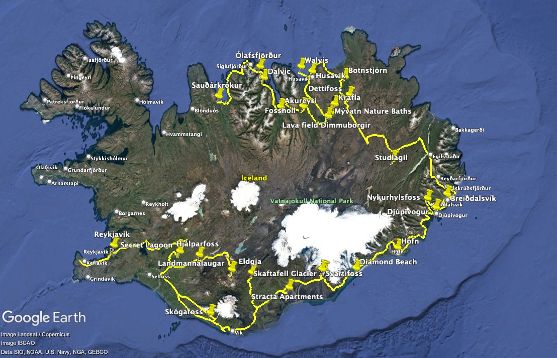 IJsland_route